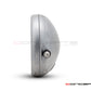 7.7" Raw Unpainted Metal Shorty Headlight Housing + Bezel Combo | Universal Fit