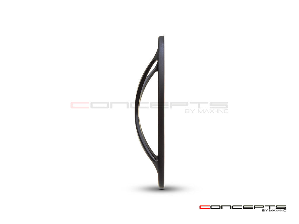 Cross Design 7" Black CNC Aluminum Headlight Guard Cover