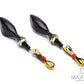 Matte Black Mini Gator Alloy LED Turn Signals / Indicators - Emarked