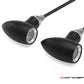 MAX LADZ Black + Natural CNC Machined Alum Mini LED Indicators / Turn Signals + Running Lights