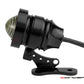Black CNC Machined Aluminium Vintage LED Stop / Tail Light - Smoked Lens
