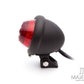 Matte Black Mini Bates Style LED Stop / Tail Light - Red Lens