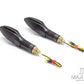 Black Mini Tri Projector LED Turn Signals / Indicators - Emarked