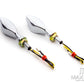 Chrome Mini Gator Alloy LED Turn Signals / Indicators - Emarked