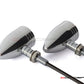Chrome Alloy Custom LED Turn Signals / Running Lights - Smoked Lense