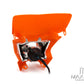 Orange Beasty Universal Supermoto Headlight Mask - 12v/35w