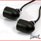 Black Alloy Custom Bobber Turn Signals / Indicators