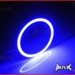 7cm Blue LED Angel Eye Halo Ring — 81 LEDs, 12V, Waterproof