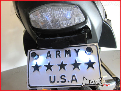 Chrome LED License / Number Plate Bolts