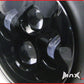 7.7" High Brightness LED Projector Headlight for Cafe Racer, Chopper, Streetfighter - Metal Housing Universal Fit
