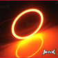 7cm Orange Super Bright LED Angel Eye Halo Ring