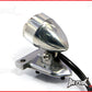 Polished Aluminium Mini Prison Grill LED Stop / Tail Light - Red Lense