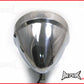 6.5" Polished Prison Bar Headlight - Cast Aluminum 55W Halogen, Universal Bottom Mount