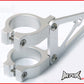 MAX High Quality CNC Machined Silver Headlight Brackets - 36/37mm Diameter