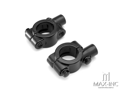 Universal 22mm Alloy Handlebar Mirror Mounts - M8 / Right Hand Thread