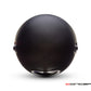 7.7" Matte Black + Contrast Multi Projector LED Headlight + Tri-Prop Grill Cover-Back