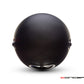 7.7" Matte Black Multi Projector LED Headlight + Prison Grill Cover-Back