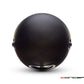 7.7" Matte Black + Contrast Multi Projector LED Headlight + Tri-Maltese Grill Cover-Back