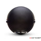 7.7" Matte Black + Contrast Multi Projector LED Headlight + Tri-Deco Grill Cover-Back