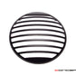 Vent Grill Design 7" Black CNC Aluminum Headlight Guard Cover