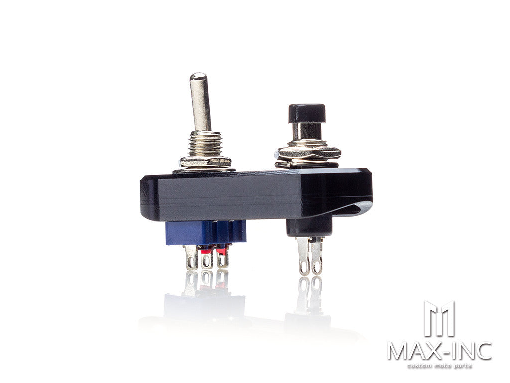 Control Switch Block CNC Motorcycle Switch Block - Low Profile Dual Control 7/8