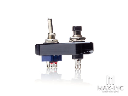 Universal Black Aluminum Old Skool Low Profile Switch Block Assembly