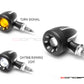 Cyclops Black + Contrast Cut CNC Machined Alum Classic Integrated LED Turn Signals + Daytime Running Lights