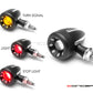Cyclops Integrated LED Stop/Tail Light + Turn Signal – Black & Contrast Cut CNC Billet Aluminum