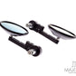 Trento Black CNC Aluminum Bar End Mirrors - 7/8" (22mm) Universal Fit - E-Marked