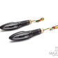 Black Mini Tri Projector LED Turn Signals / Indicators - Emarked