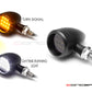 Truro Black LED Turn Signals DRL - Smoked Lens