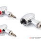 MAX LADZ Chrome CNC Machined Alum Mini Rear LED Indicators / Turn Signals + Running Lights - Red