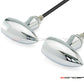 MAX LADZ Chrome CNC Machined Alum Mini LED Indicators / Turn Signals + Running Lights