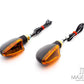 Black Mini Czar LED Turn Signals / Indicators - Bulb Type - Emarked