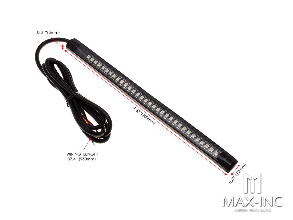 Universal Integrated Stop / Tail  Lights + Turn Signals LED Strip - 20cm