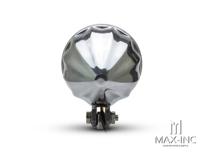 4.75" Polished Alloy Bobber Style Headlight - 12v / 35w