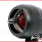 Matte Black Aluminium Mini Custom LED Stop / Tail Light - Red Lense