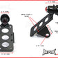 Black Side Axle Mount Lucas Replica Stop / Tail Light - Bulb Type