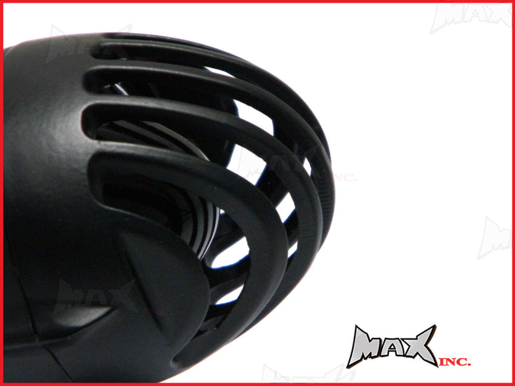 Black Vintage Style Prison Bar Stop / Tail Light - Bulb Type