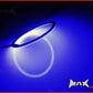 7cm Blue LED Angel Eye Halo Ring — 81 LEDs, 12V, Waterproof