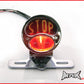 Chrome Vintage "STOP" Universal Stop / Tail Light - Bulb Type