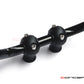 Matte Black Billet Aluminium Old School Harley Davidson Cafe Racer Risers - 1"