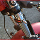 Harley Davidson Fork Mount Turn Signal Relocation Chrome Brackets - 41mm