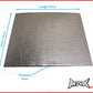 Self Adhesive Exhaust Aluminium Reflective Heat Shield - 40cm x 33cm