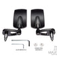 Black Alloy Universal F1 Adjustable Bar End Mirrors - Fits 7/8"(22mm) Bars & Renthal Bars