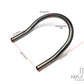 Universal DIY 210mm Upswept Raw Steel Rear Tail Seat Hoop