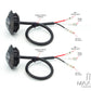 2" Flush Mount Smoked Lens LED Running / Turn / Tail / Stop Lights - Set Of 4