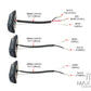 4" Flush Mount LED Stop / Tail Lights + Turn Signals + Reverse Lights - Set Of 6