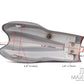 Benelli Style Universal Unpainted 10L Fuel Tank + Fuel Cap + Fuel Tap
