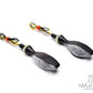 Matte Black Mini Gator Alloy LED Turn Signals / Indicators - Emarked